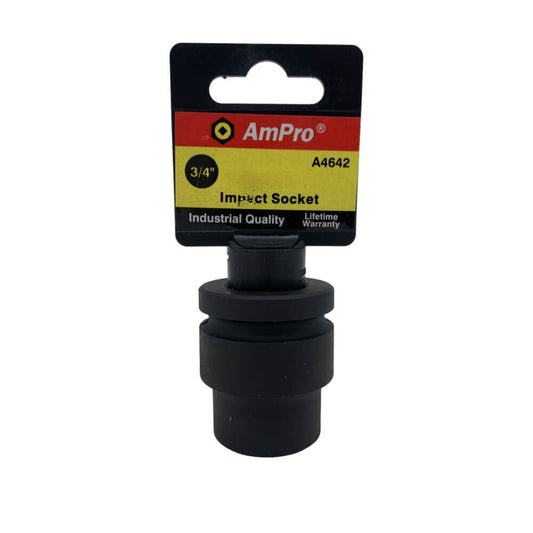 Copa de impacto corta milimetrica cuadrante 3/4" x 6 puntos Ampro