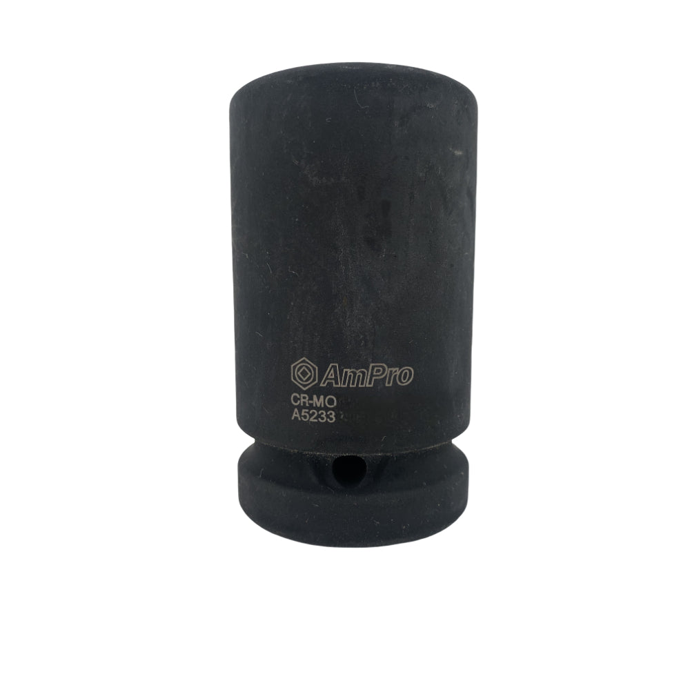 Copa de impacto larga milimetrica cuadrante 1" x 6 puntos Ampro