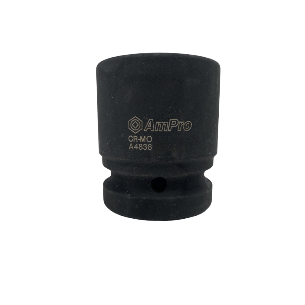 Copa de impacto corta milimetrica cuadrante 1" x 6 puntos Ampro