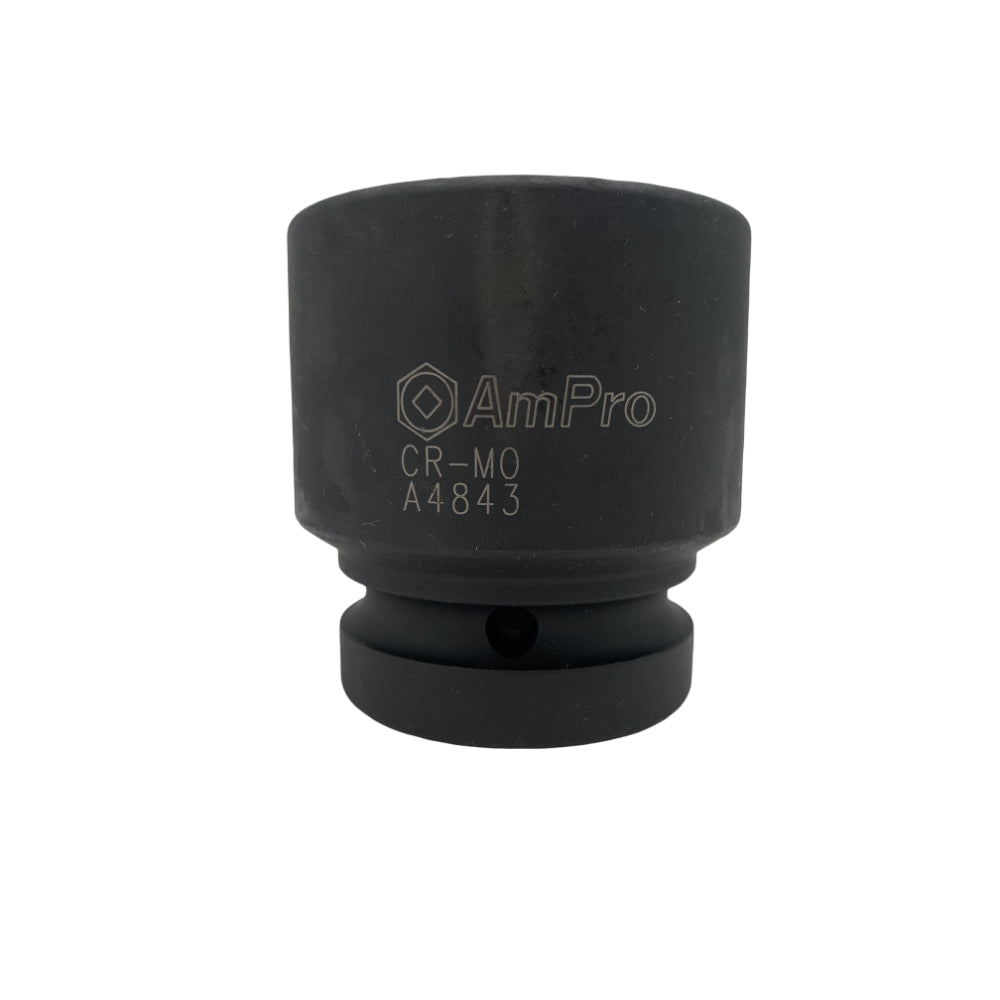 Copa de impacto corta milimetrica cuadrante 1" x 6 puntos Ampro