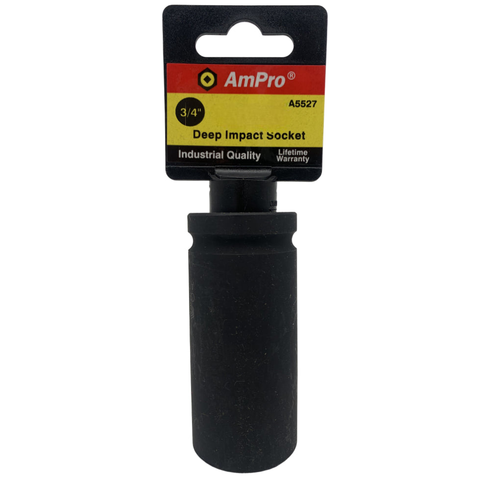 Copa de impacto larga pulgadas cuadrante 3/4" x 6 puntos Ampro