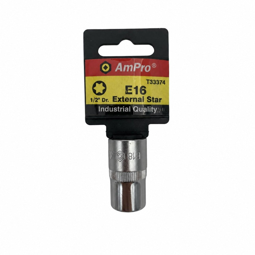 Copa torx hembra cuadrante 1/2" Ampro