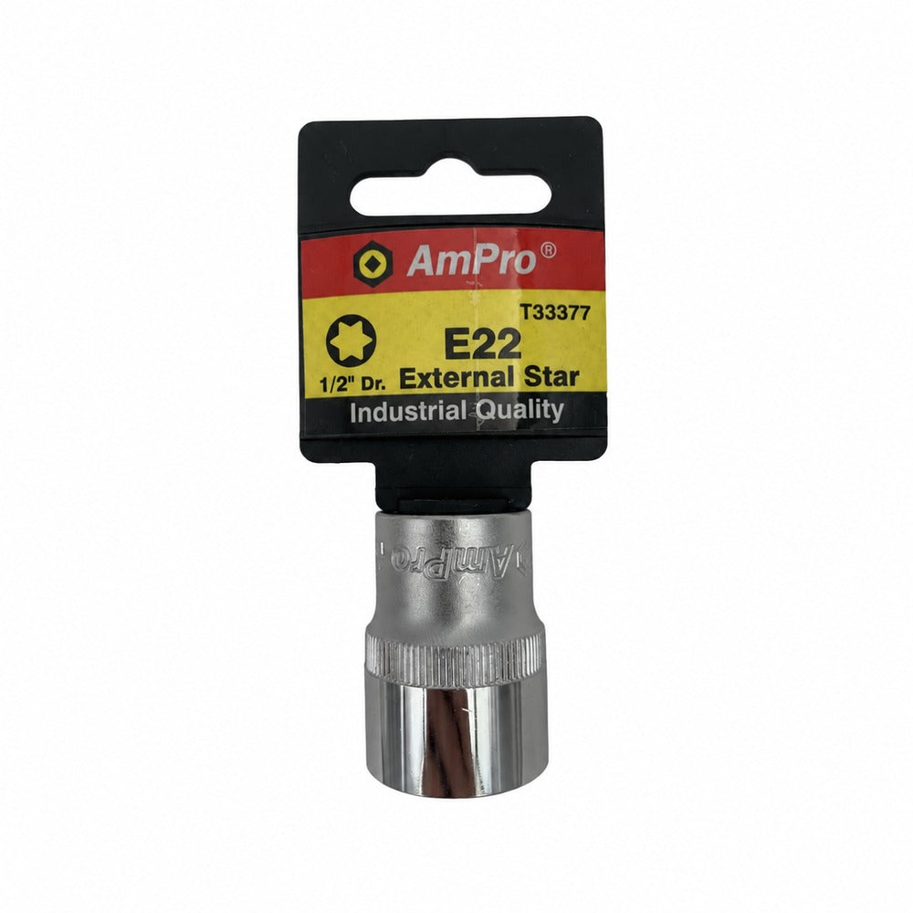 Copa torx hembra cuadrante 1/2" Ampro