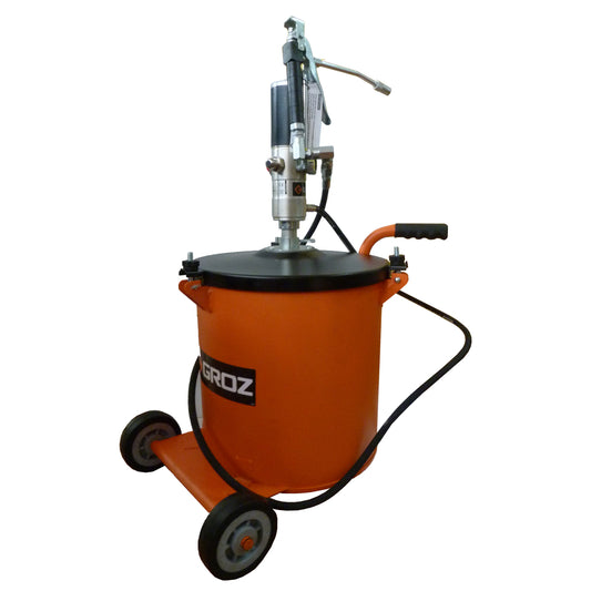 Engrasadora neumatica 60 libras con ruedas BGRP/30 Groz