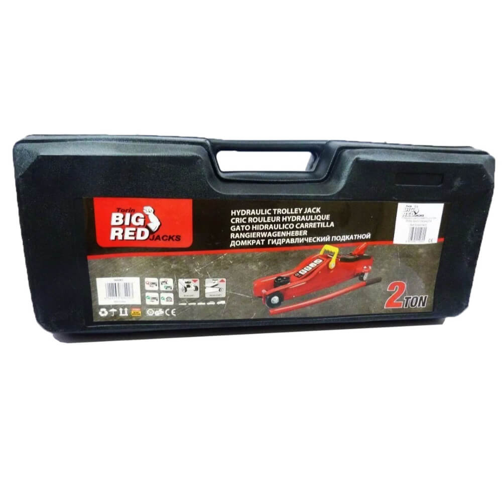 Gato hidraulico de zorra corto con estuche 2 toneladas TA82001S Torin Big Red