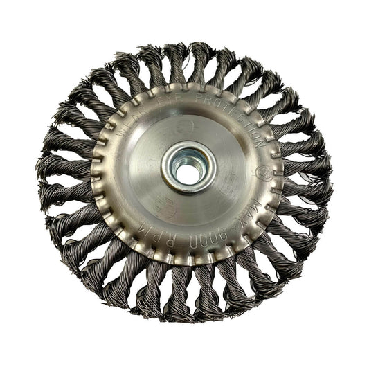 Grata circular trenzada acero gris MG Demax