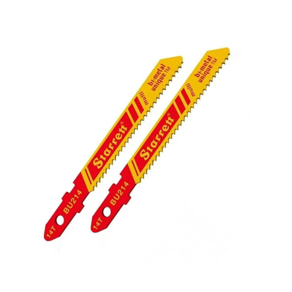 Hojas sierra caladora multiusos bimetal 2x14 dientes (metal, madera, pvc, aluminio) BU-214-2 Starrett