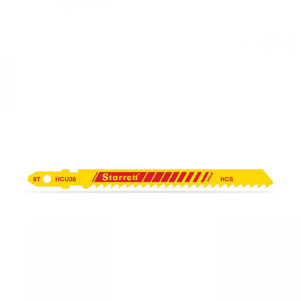 Hojas sierra caladora para madera 3x8 dientes alto carbono 2 piezas HCU38-2 Starrett