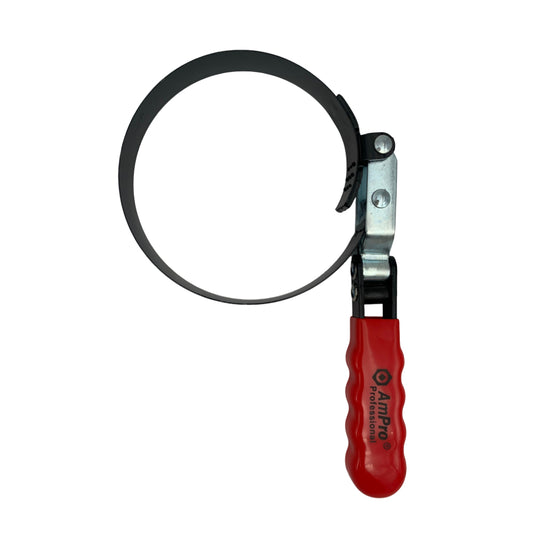 Llave para filtro cinta metalica mango ecualizable con grip Ampro
