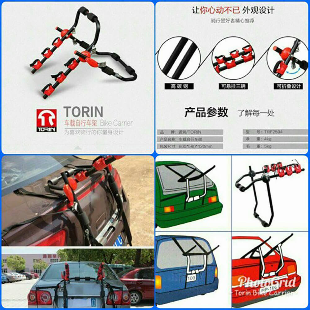 Rack para tres bicicletas TRF2594 Torin Big Red