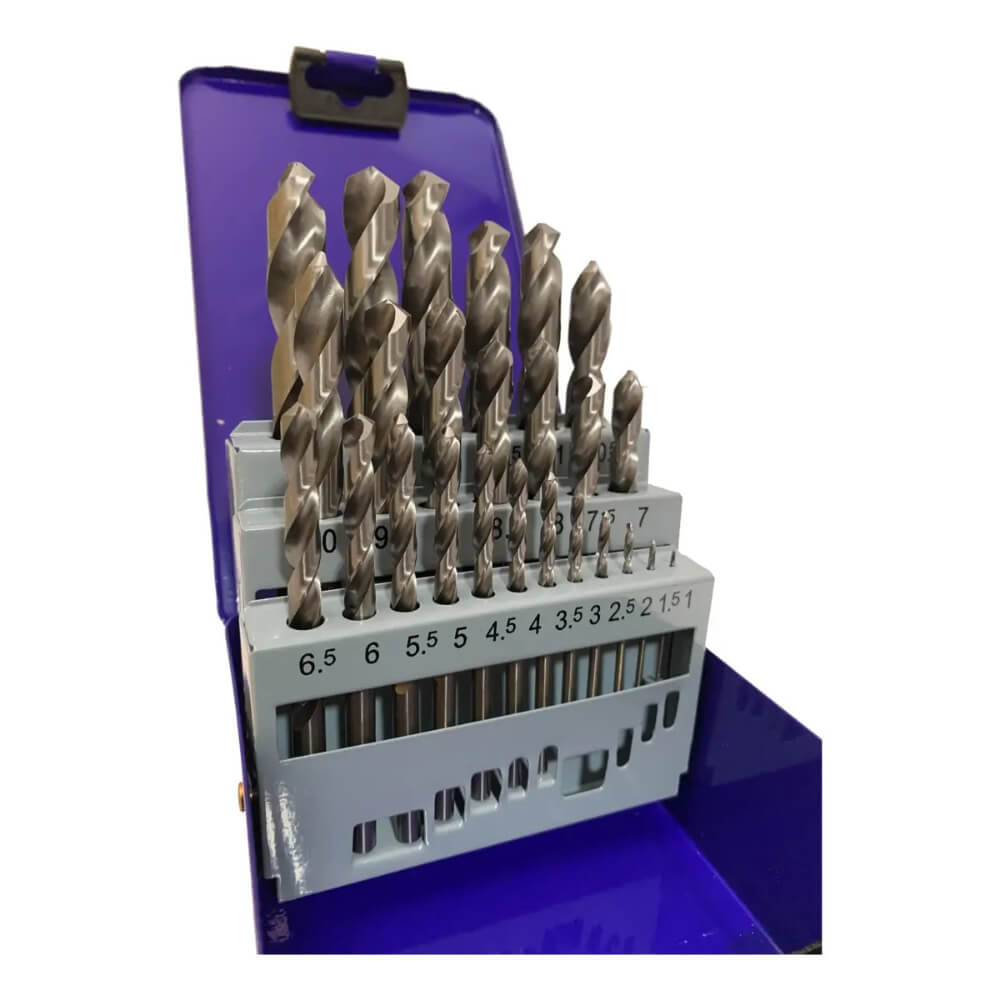 Juego De Brocas Hss 25 Piezas - 1.00mm A 13mm Tivoly