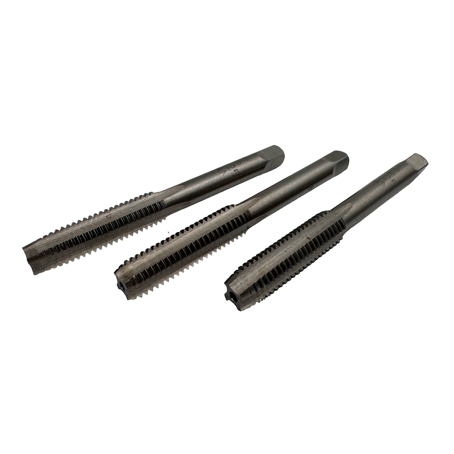 Juego de machuelos 3 piezas milimetrico  acero carbon  801 SKC