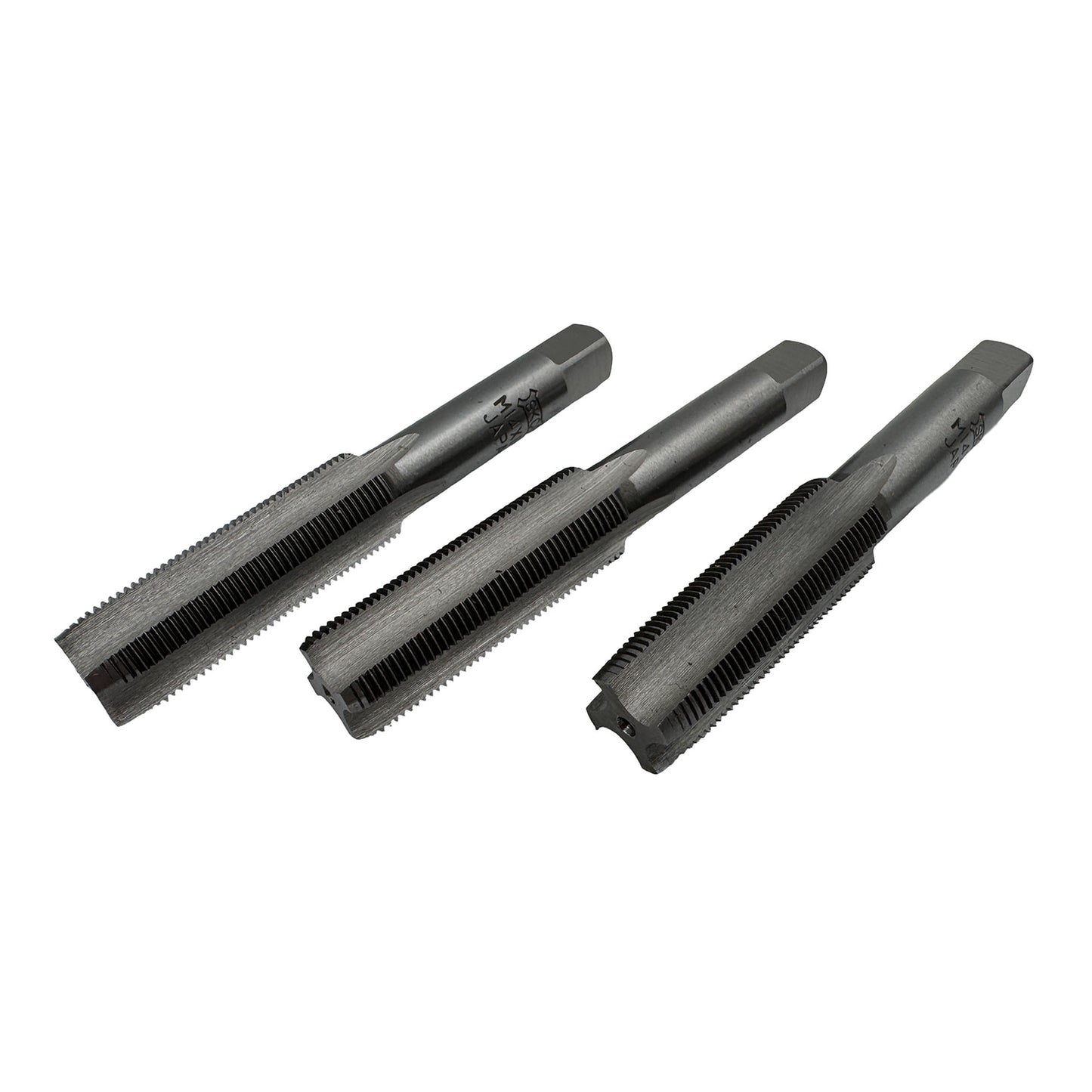 Juego de machuelos 3 piezas milimetrico  acero carbon  801 SKC