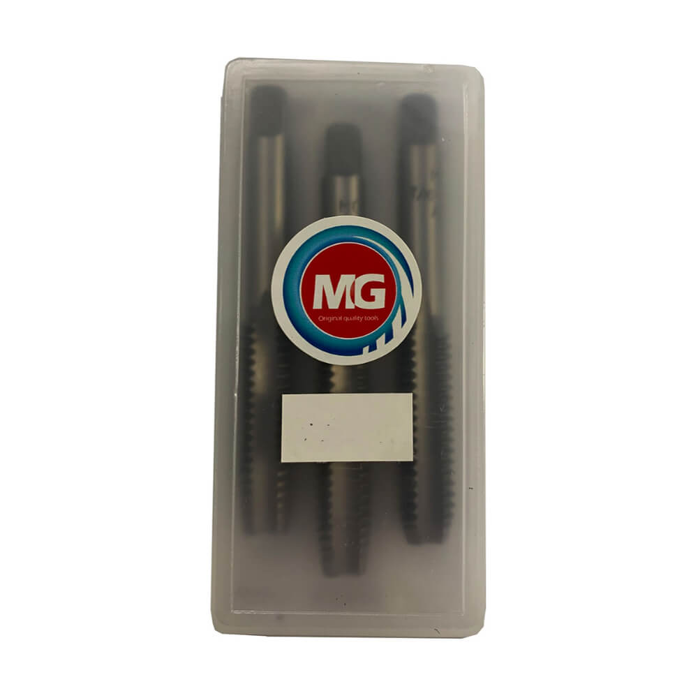 Juego de machuelos 3 piezas acero carbon NC MG Demax