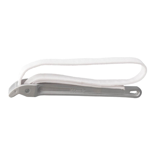 Llave de correa en aluminio cuerpo  12" correa en nylon 36" STW/12G Groz