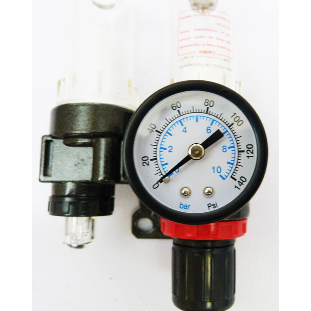 Miniregulador y lubricador 140 libras- 1/4" MF-9 MG Wufu