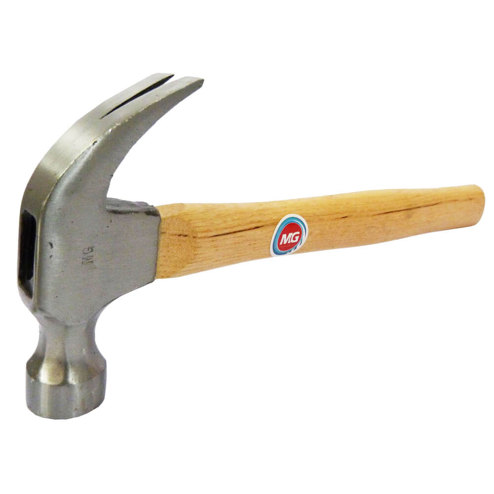 Martillo de uña mango en madera MG Demax