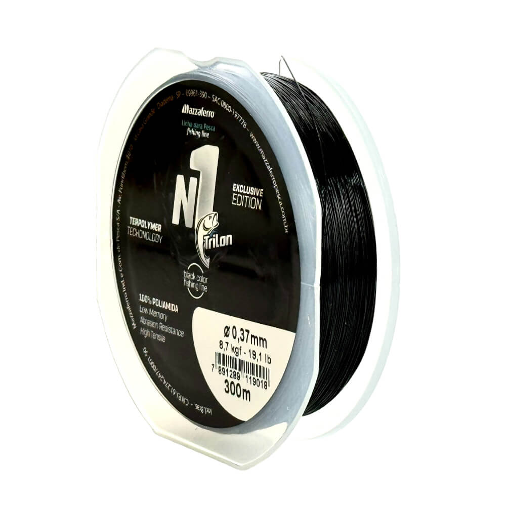 Trilon numero uno negro 300 metros termopolimero Araty