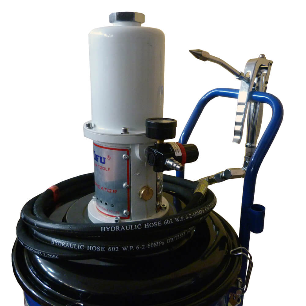 Engrasadora neumática 45 libras 80 a 116 PSI RH-5451W MG Wufu