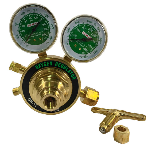 Regulador para oxigeno presion entrada 4.000psi- or-12 MG Gasbar kimpin