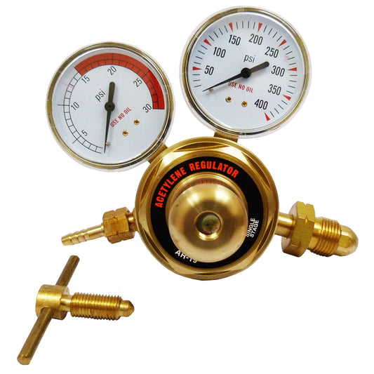 Regulador para acetileno presion entrada 400 psi- ar-19 MG Gasbar kimpin