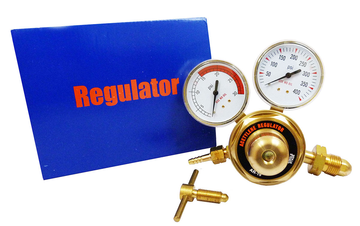 Regulador para acetileno presion entrada 400 psi- ar-19 MG Gasbar kimpin