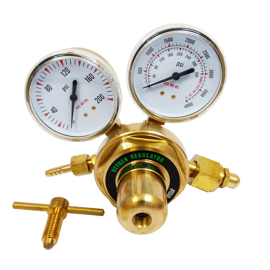 Regulador para oxigeno presion entrada 330 psi- 20h or-19 MG Gasbar kimpin