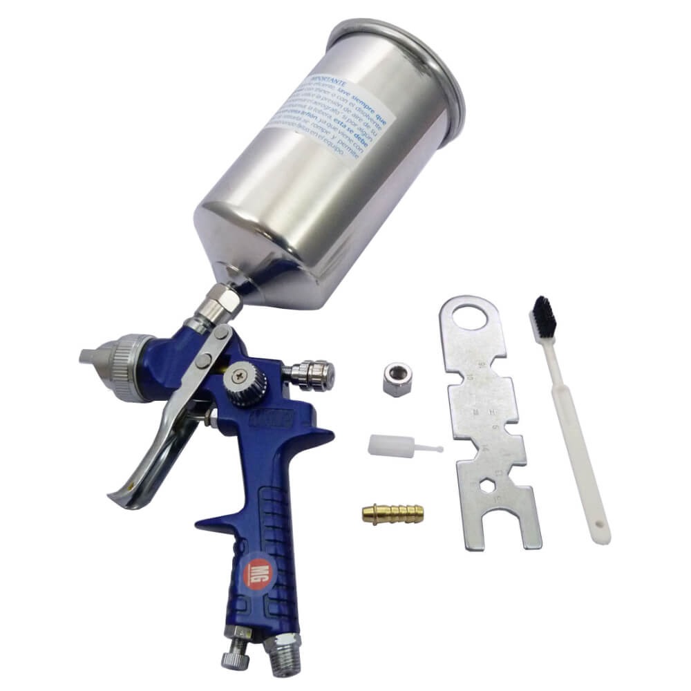 AEROGRAFO PROFESIONAL vaso superior 1000 cc S980B MG Wufu