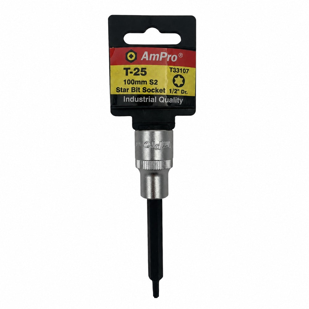 Copa torx larga cuadrante 1/2" Ampro