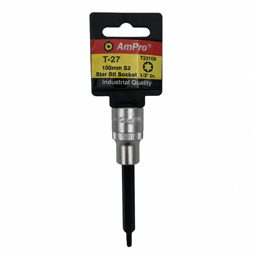 Copa torx larga cuadrante 1/2" Ampro