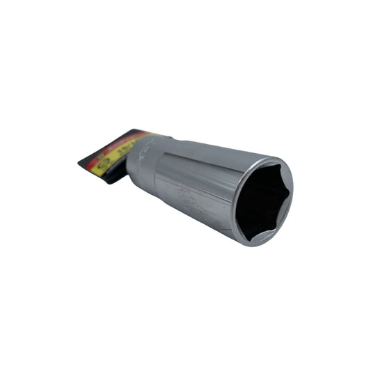 Copa en pulgadas larga acero cromo vanadio cuadrante 1/2" x 6 puntos Ampro