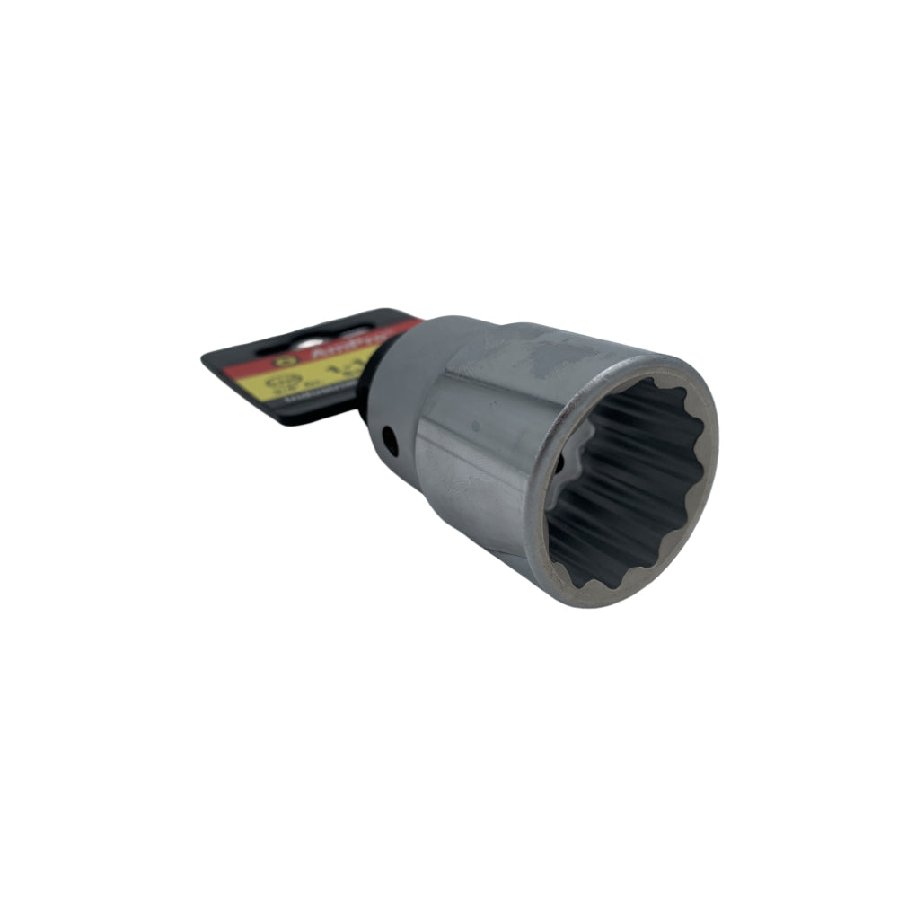 Copa en pulgadas corta acero cromo vanadio cuadrante 3/4" x 12 puntos Ampro