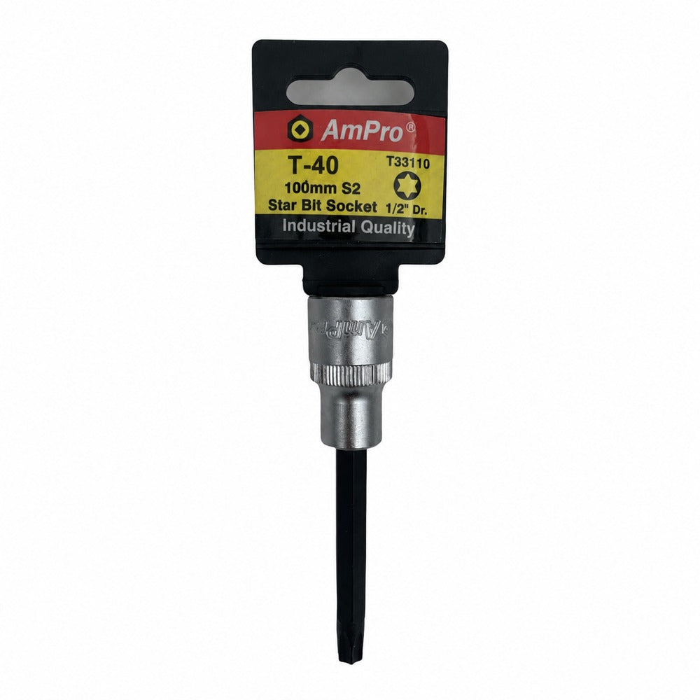 Copa torx larga cuadrante 1/2" Ampro