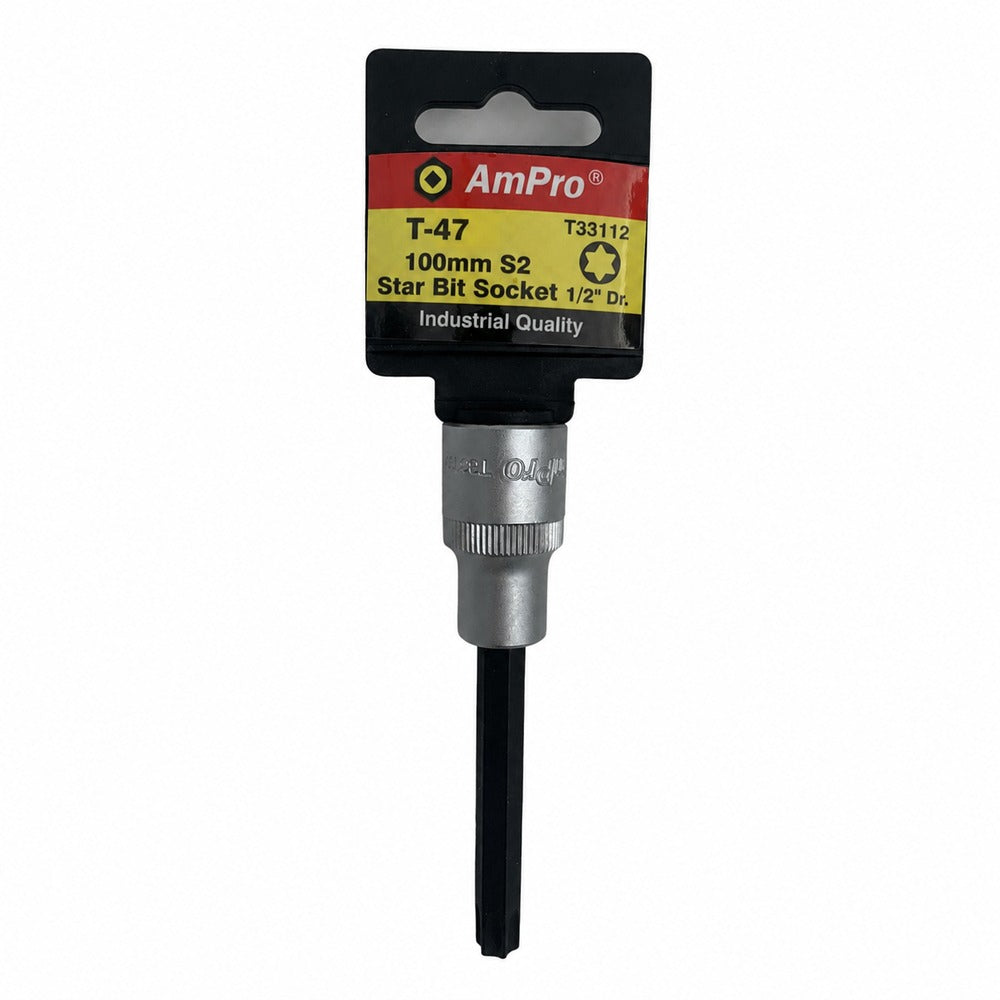 Copa torx larga cuadrante 1/2" Ampro