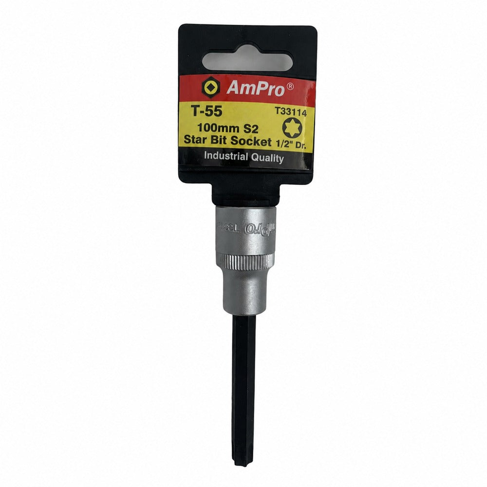 Copa torx larga cuadrante 1/2" Ampro