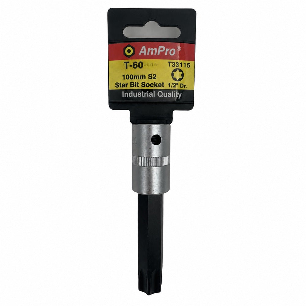 Copa torx larga cuadrante 1/2" Ampro