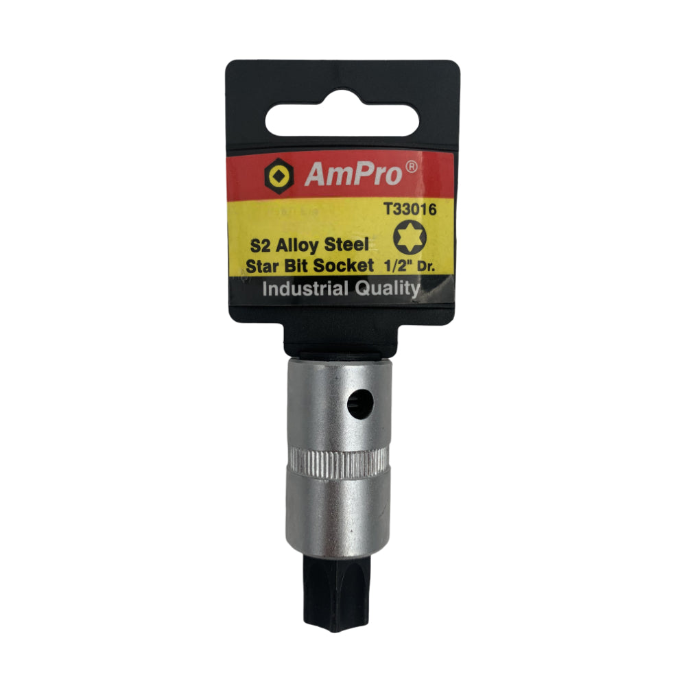 Copa torx corta cuadrante 1/2" Ampro