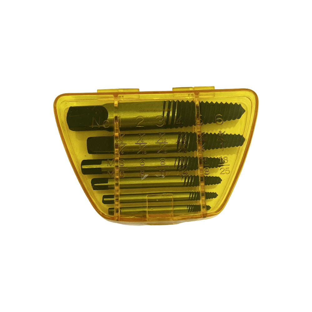 Juego extractor de tornillos 6 piezas (1/8" - 3/4") T73153 Ampro