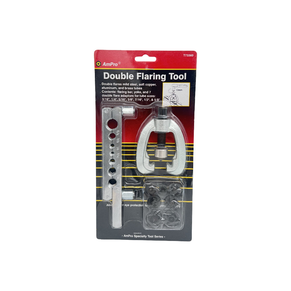 Juego de cortatubo y abocinador con insertos 3/16" - 5/8" T73360 Ampro