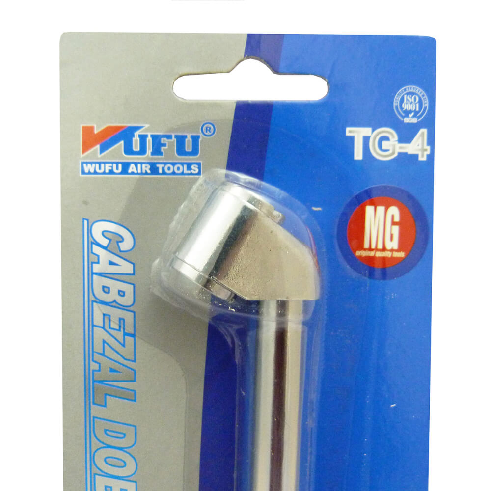 Válvula inflar neumático boquilla doble TG-4 MG Wufu