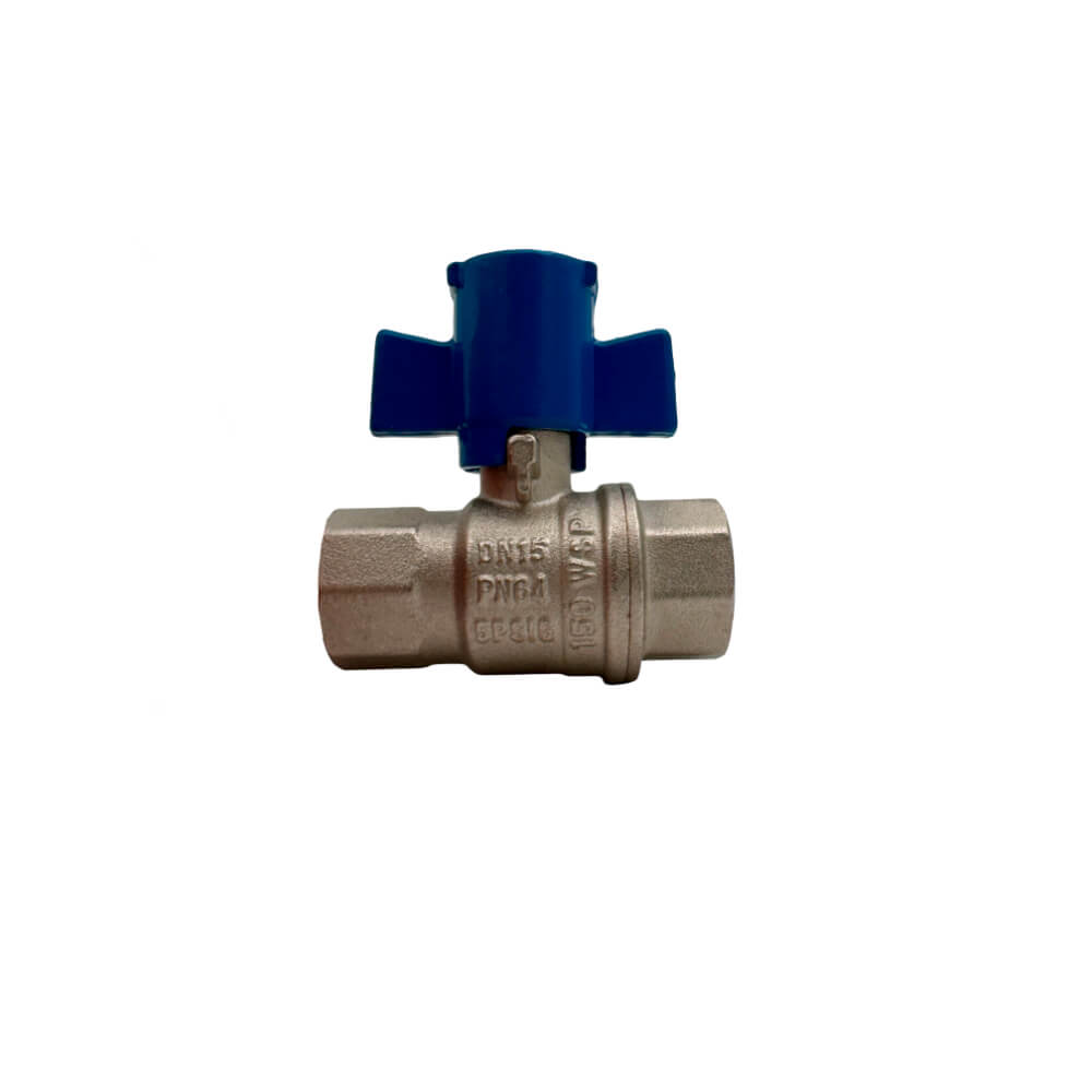Valvula gas antifraude PN64 1/2 azul 20942N-ZBB Hydrosfer