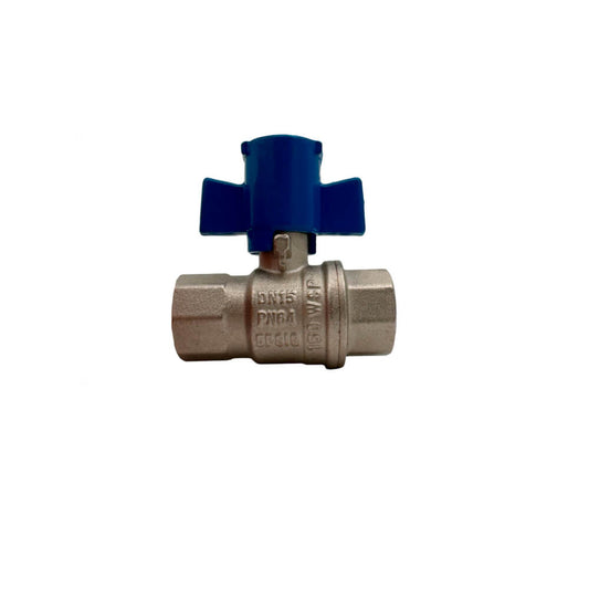 Valvula gas antifraude PN64 1/2 azul 20942N-ZBB Hydrosfer