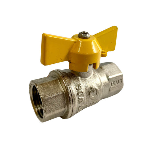 Valvula gas PN64 1/2 amarilla 20942N-ALBY Hydrosfer