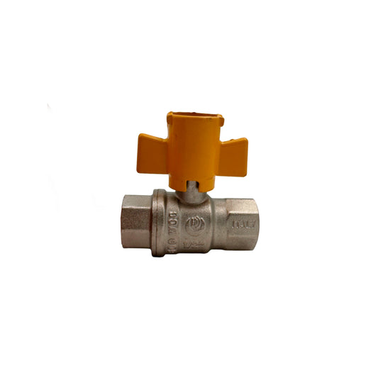 Valvula gas antifraude PN64 1/2 amarilla 20942N-ZBY Hydrosfer