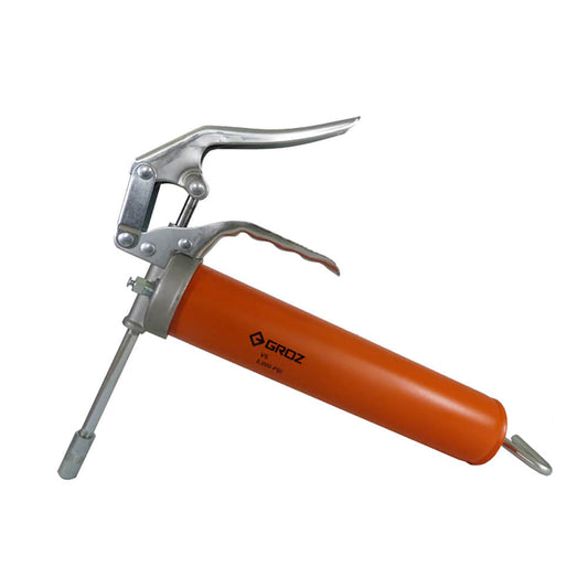 Engrasadora manual pico rigido 1 libra 5000 psi color naranja V5R/N Groz