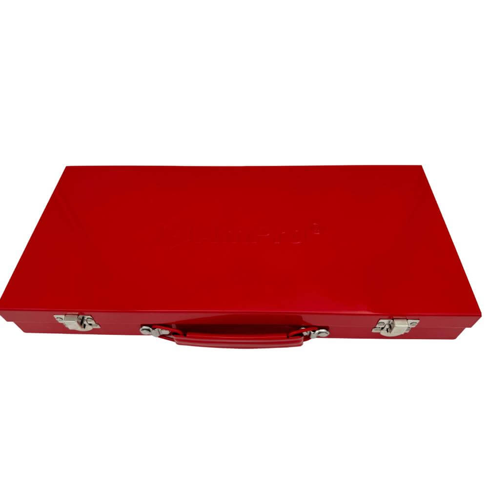Juego de copas cortas milimetricas acero cromo vanadio cuadrante 1/2" x 6 puntos - 26piezas - 8-32mm Ampro