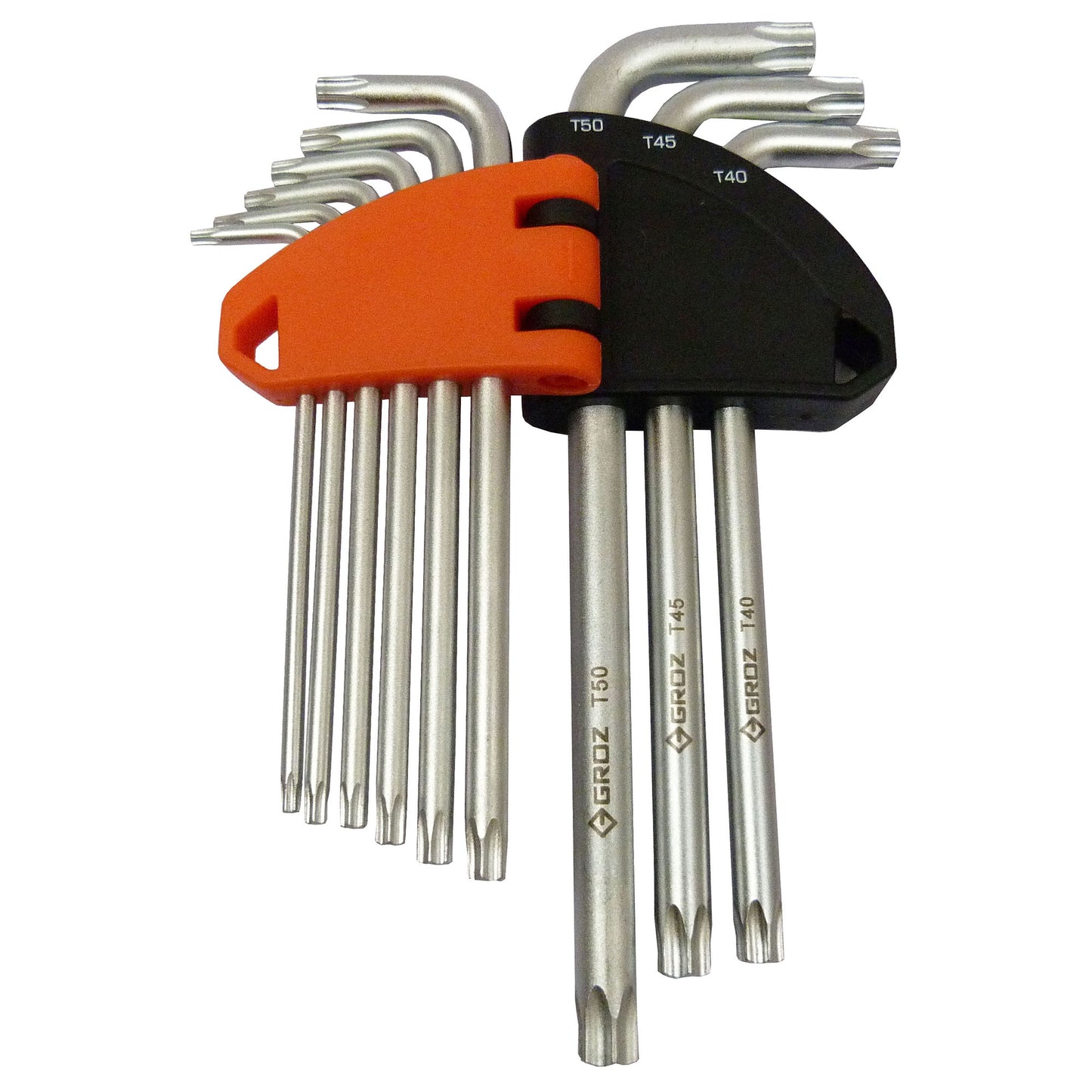 Juego de llaves torx largas T-10 a T-50 ALN/TX-TX/9LGRZ Groz