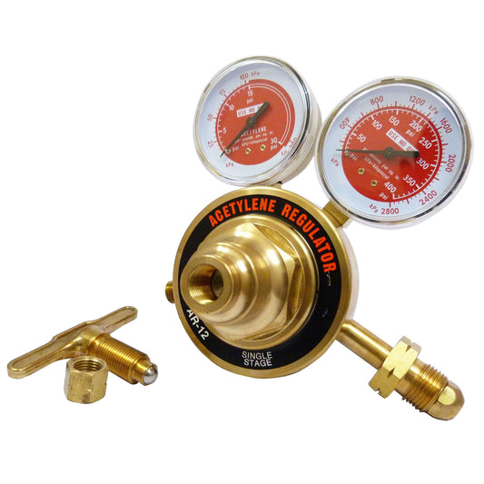Regulador para acetileno presion entrada 400 psi- ar-12 MG Gasbar kimpin